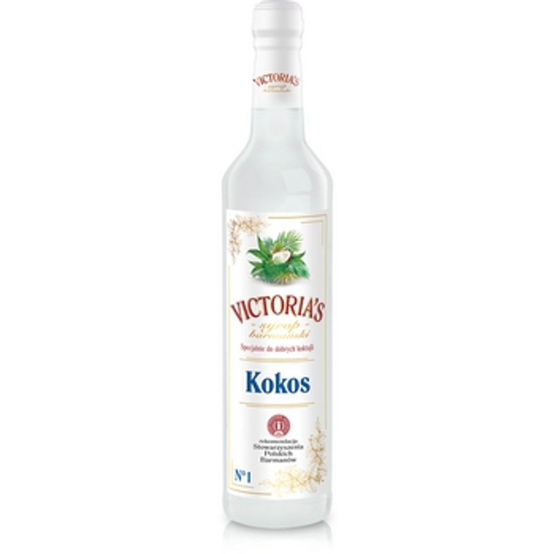 Syrop barmański kokos Victoria's 490ML